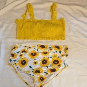 Sunflower Yellow Bikini Set